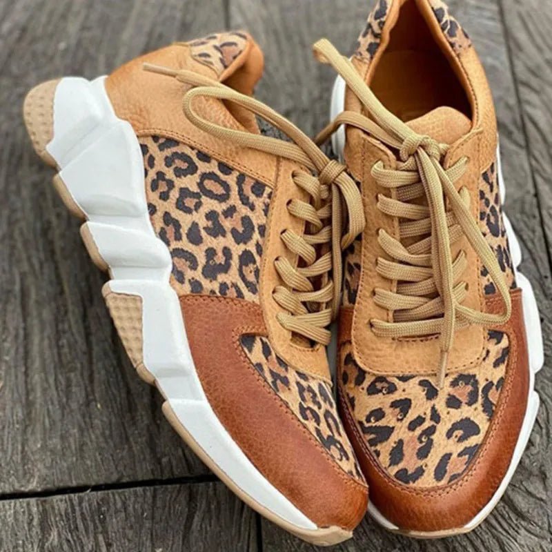 Leopardenmuster Freizeit Sneaker für Männer | Calista -4
