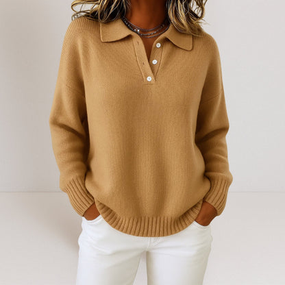 Eleganter Pullover mit Kragen für Damen | Alyssa