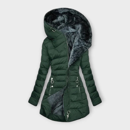 Klassische Edle Wasserdichte Jacke mit wasserabweisendem Material für Damen | Mila -8