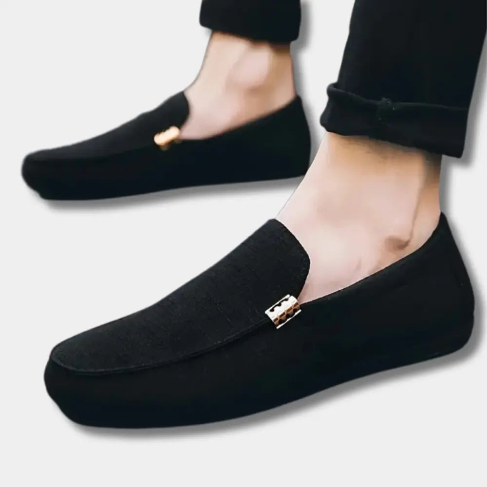 Moderner Hochwertiger Loafer mit metallischen Details für Herren | Buck -3