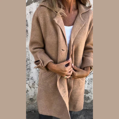 Langer Eleganter Damenmantel Alltag Stil für Männer | Baylea -7