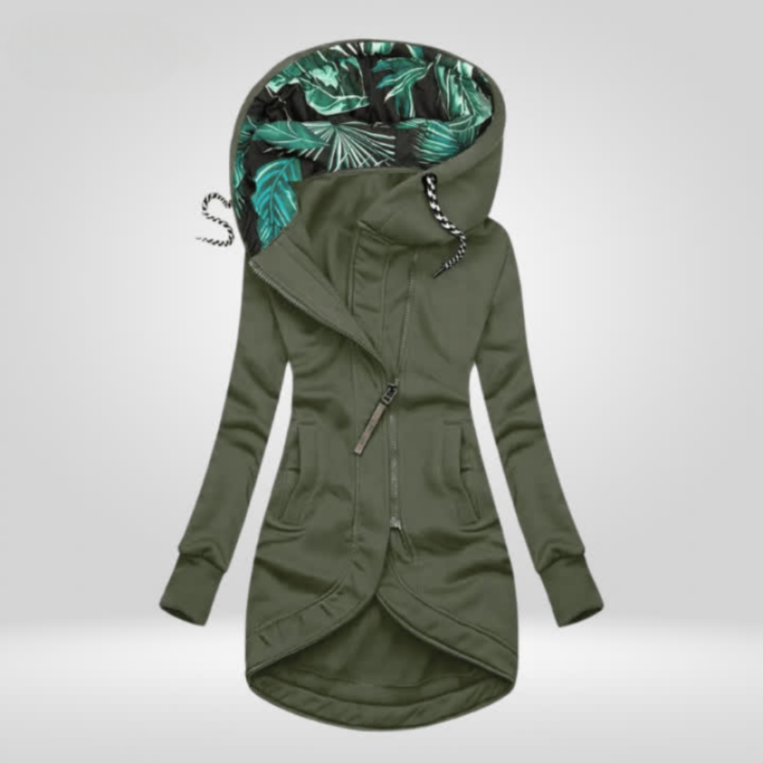 Moderner Raffinierter Mantel mit winterlichem Look für Damen | Aysha -3