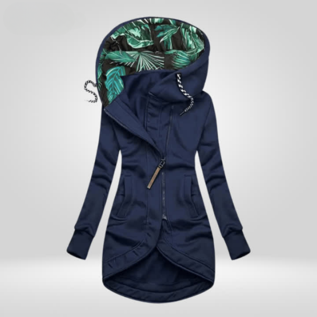 Moderner Raffinierter Mantel mit winterlichem Look für Damen | Aysha -1