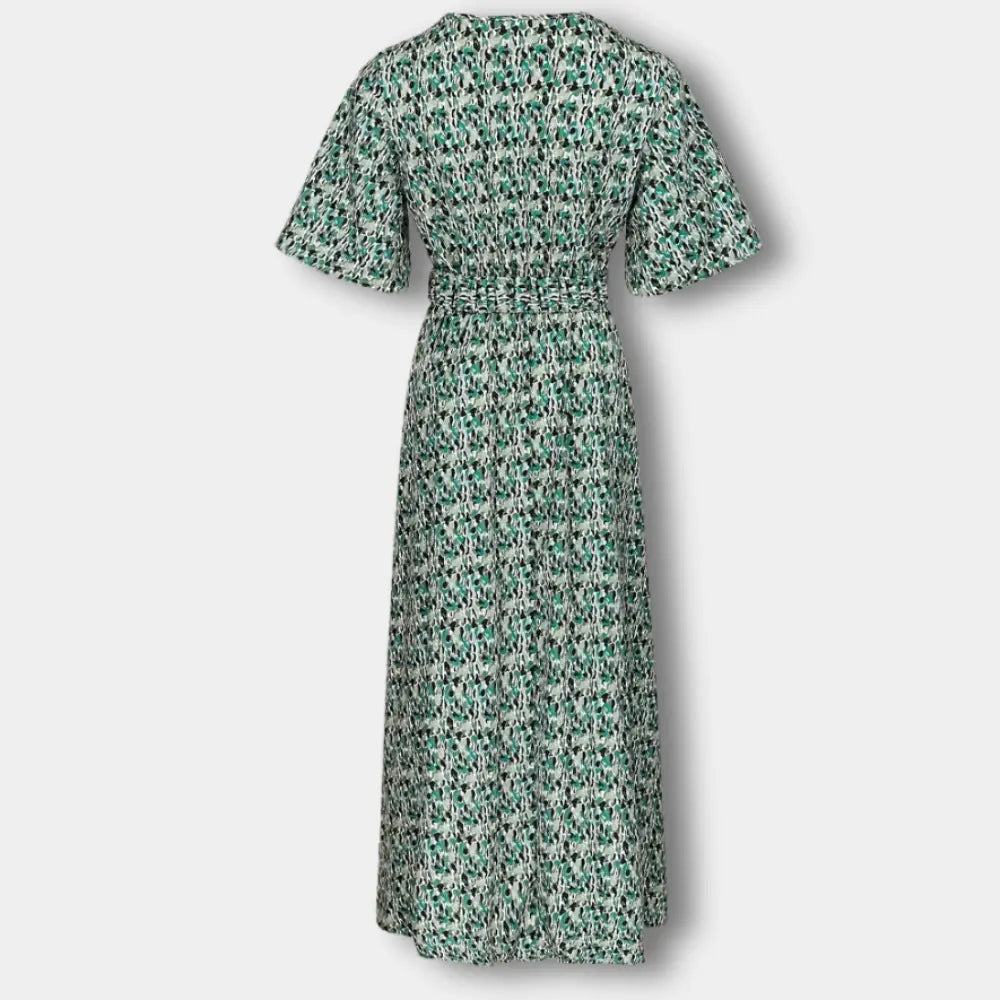 Elegantes Hochwertiges Sommerkleid mit Gürtel für Damen | Katy -2