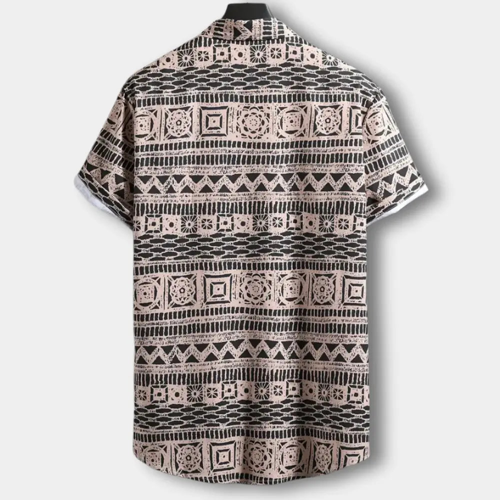 Stilvolle Edle Bluse mit Print für Herren | Jimmy -2