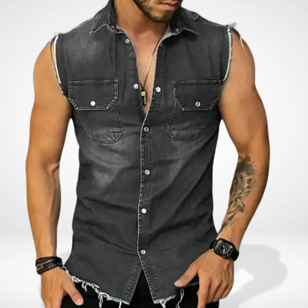 Stilvolles Feines Tank Top mit ärmellosem Schnitt für Herren | Oconnor -1
