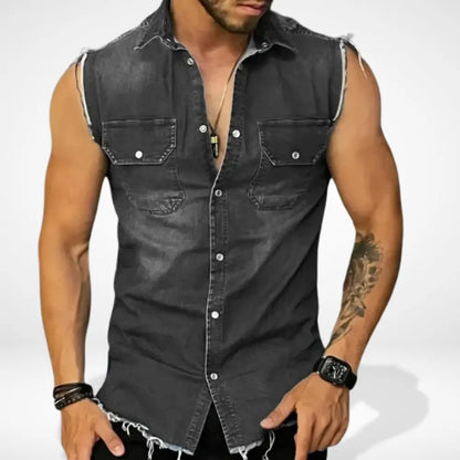 Stilvolles Feines Tank Top mit ärmellosem Schnitt für Herren | Oconnor -1