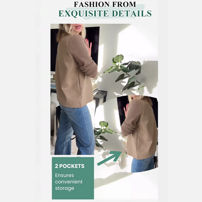 Elegant Women's Blazer with Button Placket | Alesina