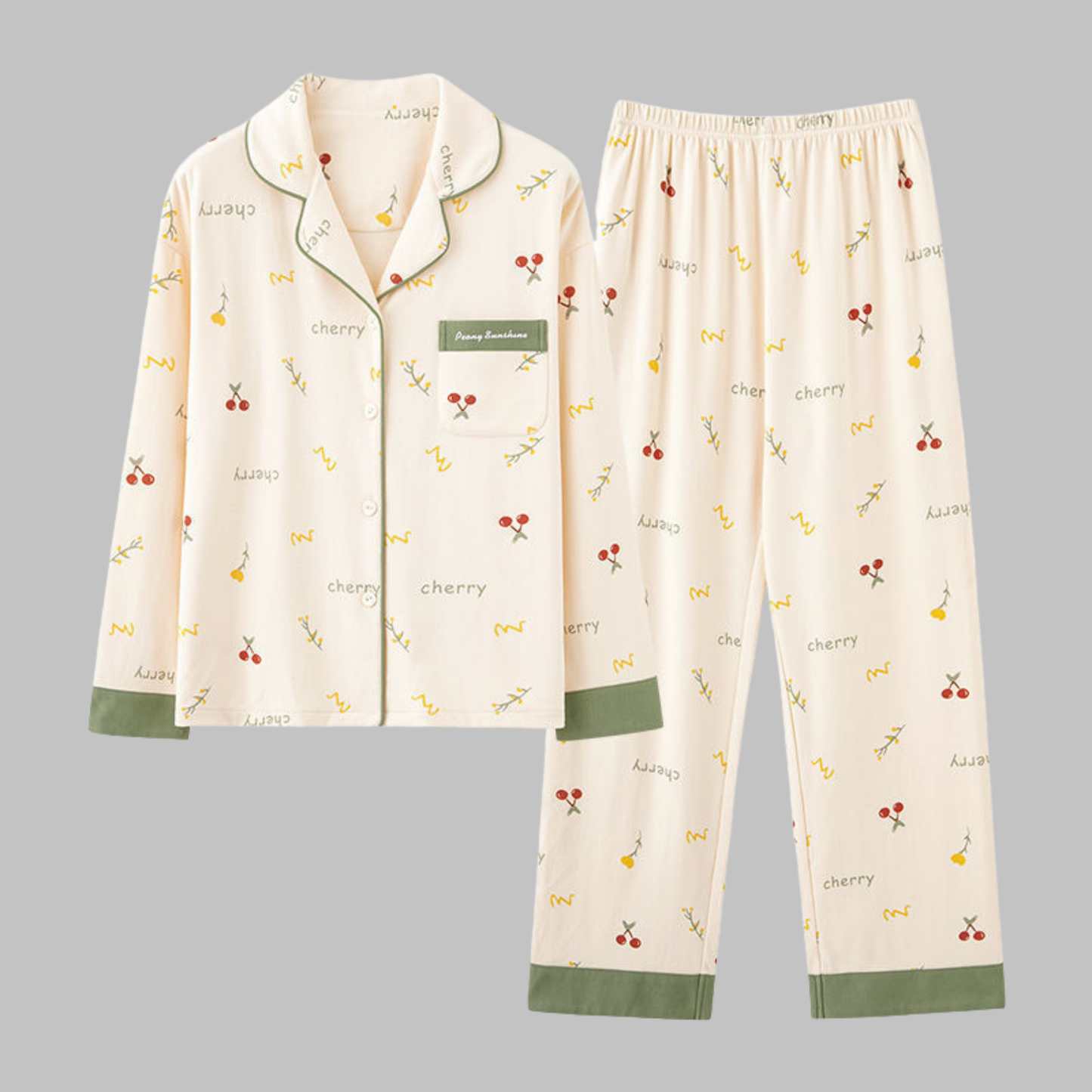 Gemütliches Loungewear-Set mit Langarmshirt und Hose für Damen | Cosima