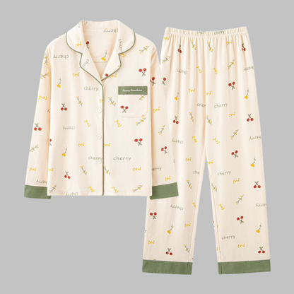 Gemütliches Loungewear-Set mit Langarmshirt und Hose für Damen | Cosima