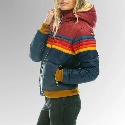 Stilvolle Hochwertige Wasserdichte Jacke mit wasserabweisendem Material für Damen | Seriva -1