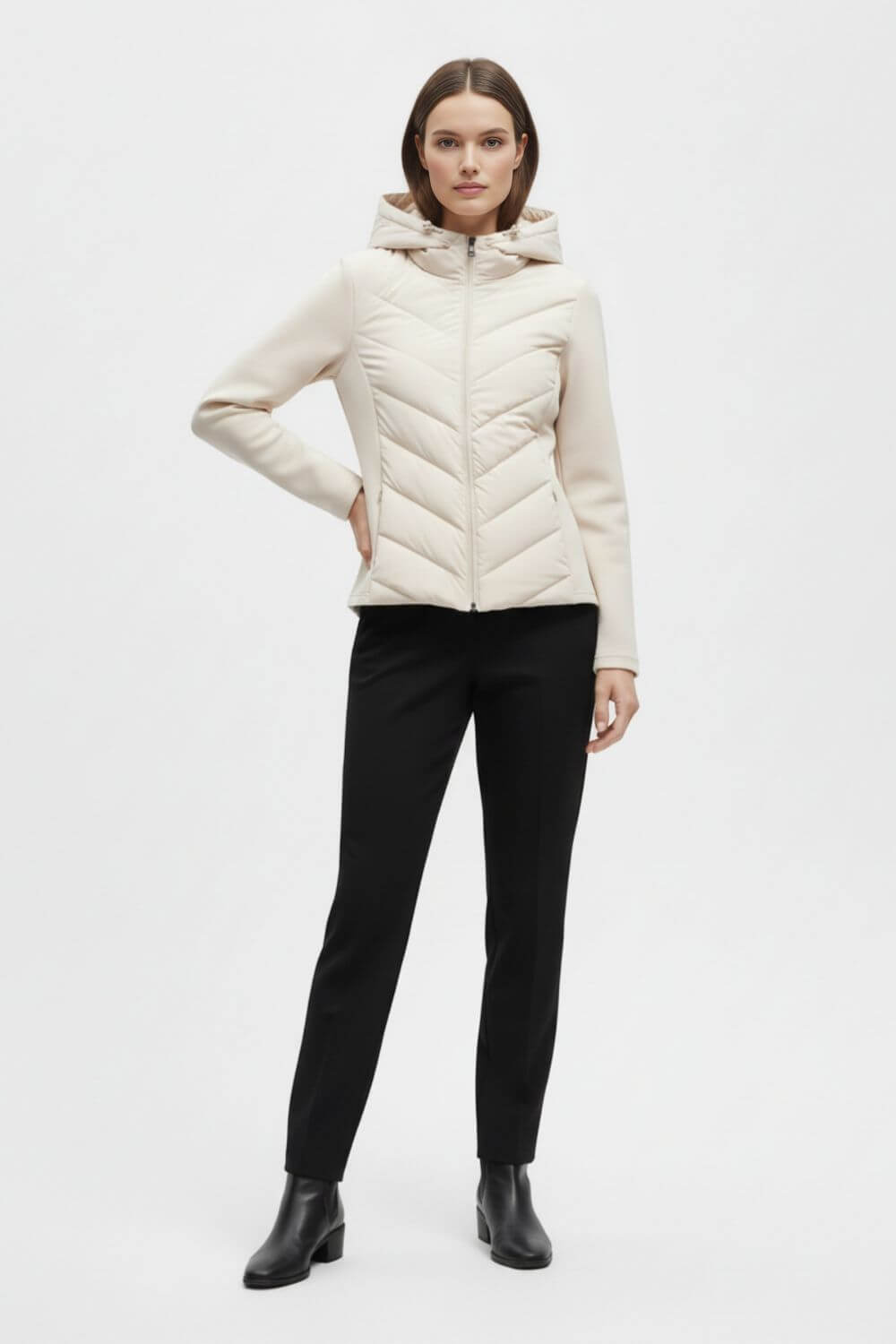 Kapuzensweater Pufferjacke für Frauen | Caurelle -8
