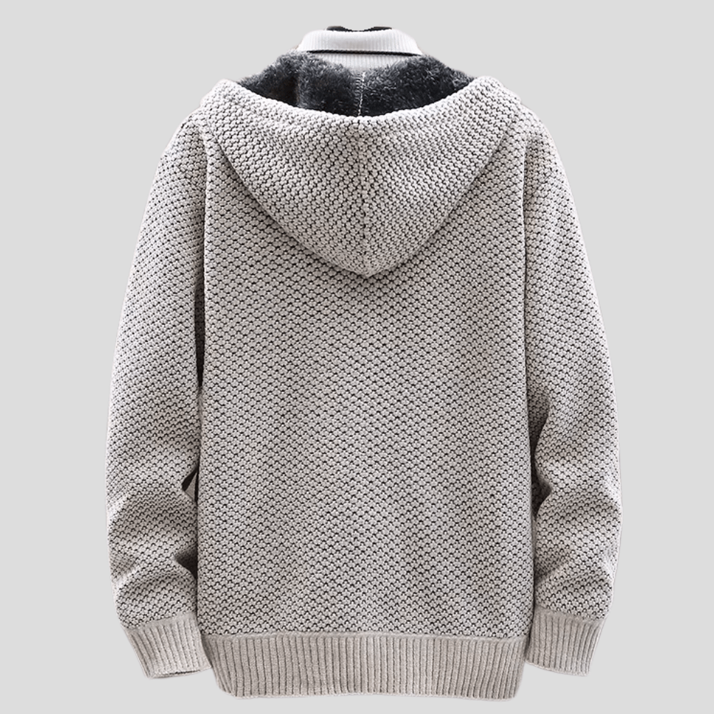 Bequemer Feiner Hoodie mit modernem Design für Herren | Cálido -2