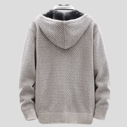 Bequemer Feiner Hoodie mit modernem Design für Herren | Cálido -2