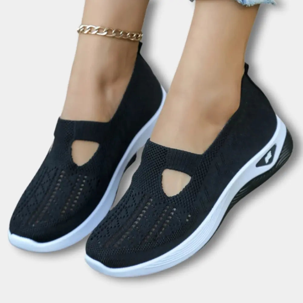 Moderne Raffinierte Mules mit atmungsaktivem Material für Damen | Verna -2