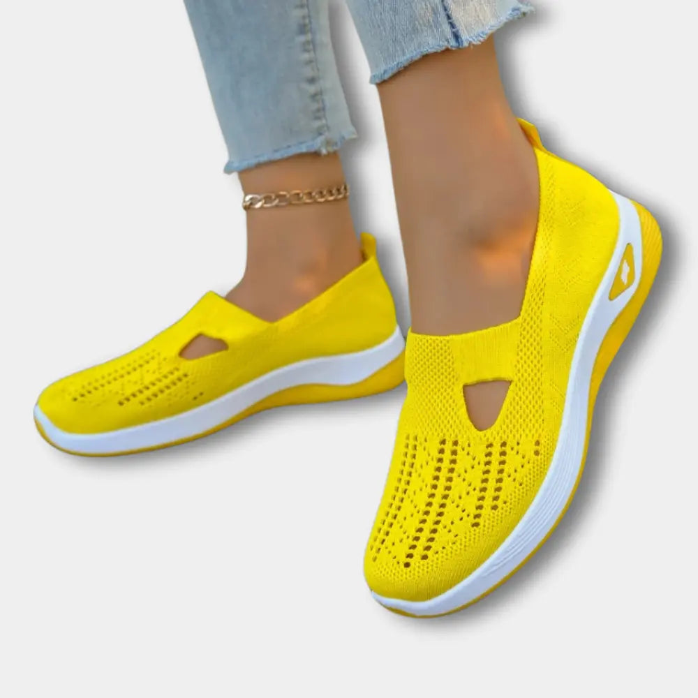 Moderne Raffinierte Mules mit atmungsaktivem Material für Damen | Verna -3