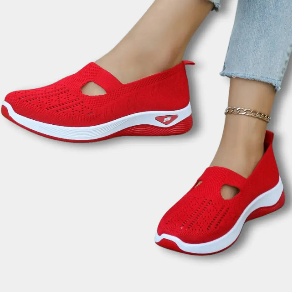 Moderne Raffinierte Mules mit atmungsaktivem Material für Damen | Verna -4