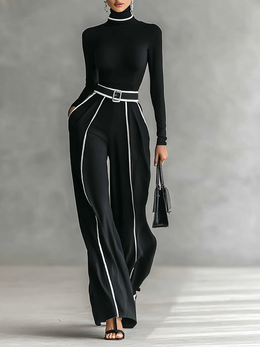 Modernes Edles Set mit eleganter Linienführung für Damen | Elegante -3