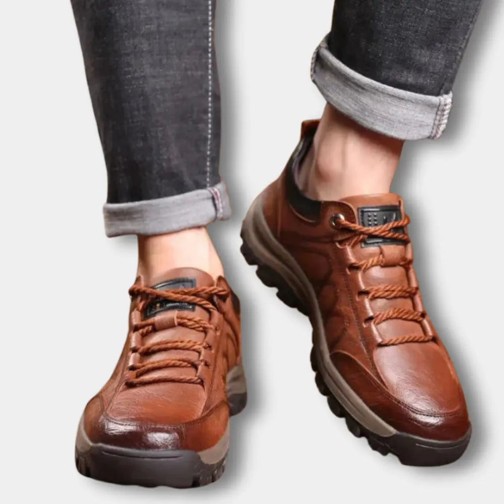 Elegante Raffinierte Outdoor-Stiefel mit rutschfester Sohle für Herren | Jame -5