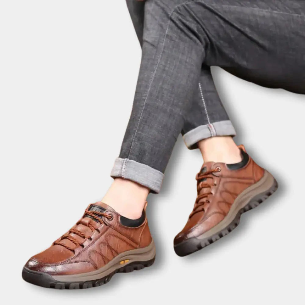 Elegante Raffinierte Outdoor-Stiefel mit rutschfester Sohle für Herren | Jame -3