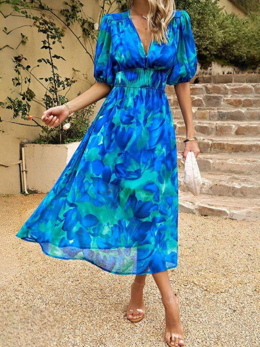 Stylisches bedrucktes Kleid für Damen | Ariadne