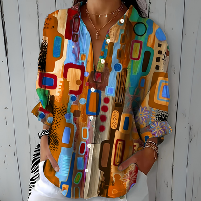 Chic blouse with elegant silhouette for women | Aurélie