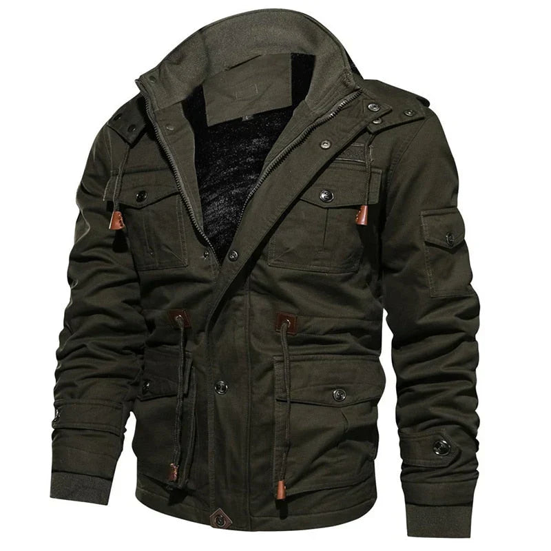 Eleganter Edler Mantel mit eleganter Linienführung für Herren | Rambo -10