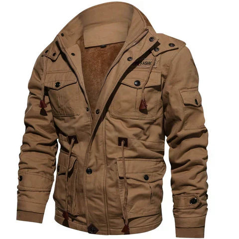 Eleganter Edler Mantel mit eleganter Linienführung für Herren | Rambo -5
