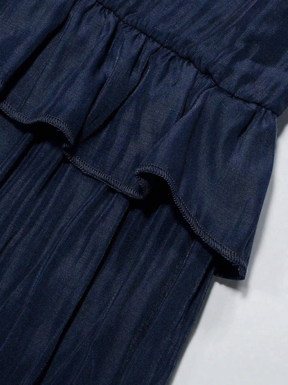 Ruffle Breeze Maxi Kleid für Damen | Mabel