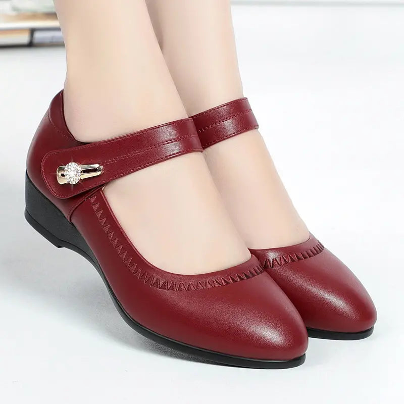 Klassische Raffinierte Absatzschuhe mit flexibler Sohle für Damen | Claudia -3