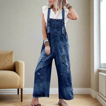 Vintage Waschbarer Jumpsuit Schnitt für Männer | Carmelita -2
