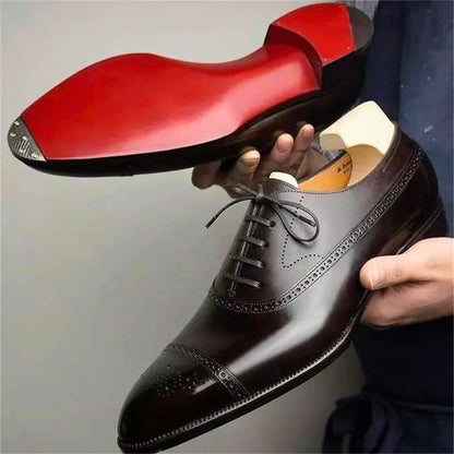 Klassische Oxford Brogues Cap Toe für Frauen | Armond -3