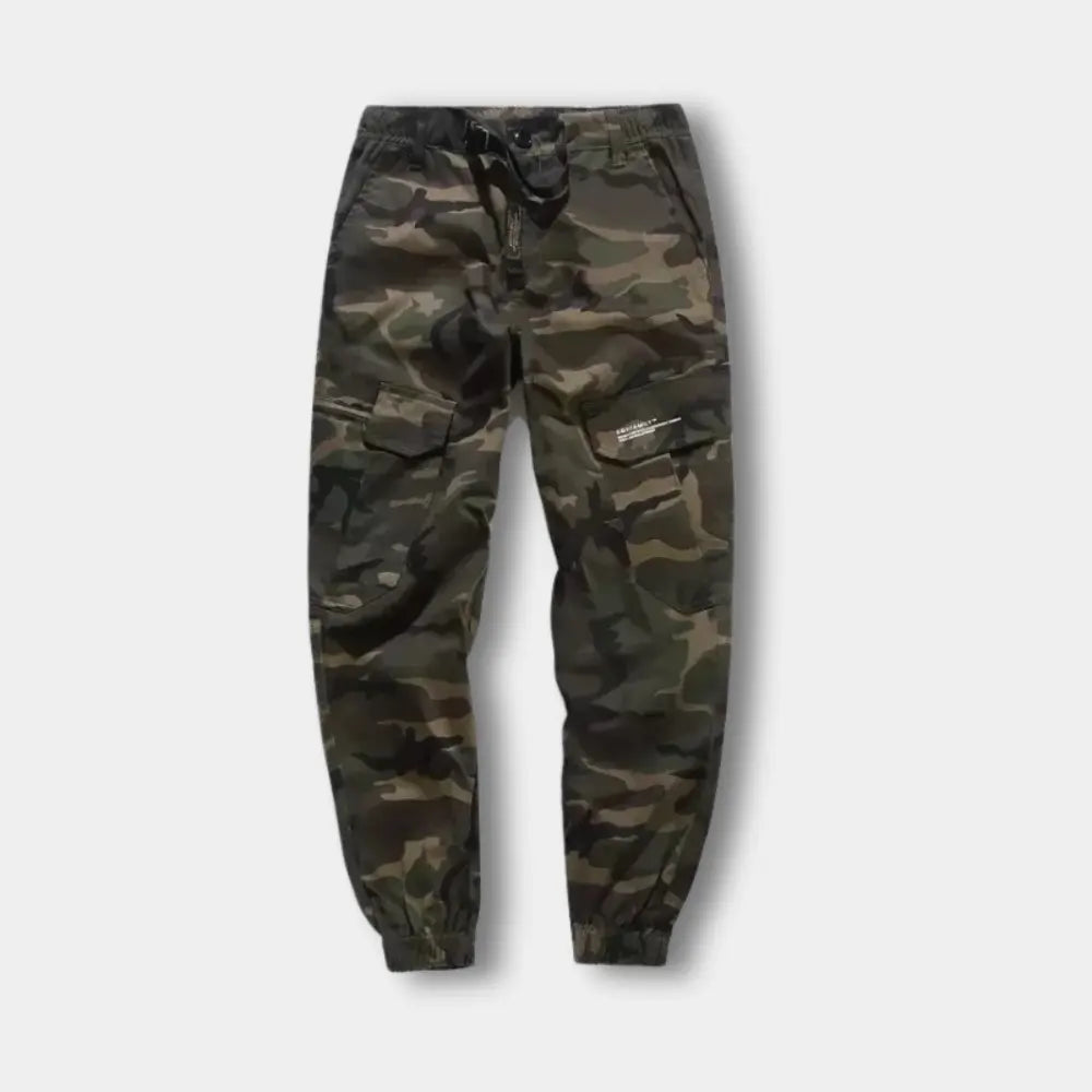 Bequeme Raffinierte Cargohose mit Print für Herren | Knapp -1