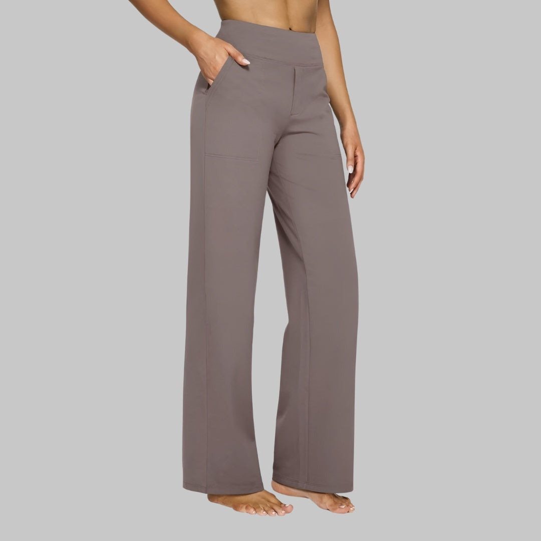 Stilvolle Raffinierte Hose mit Strick für Damen | Calista -1