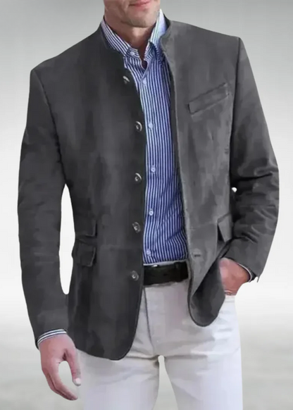 Bequeme Edle Jacke mit eleganter Linienführung für Herren | Lucio -3