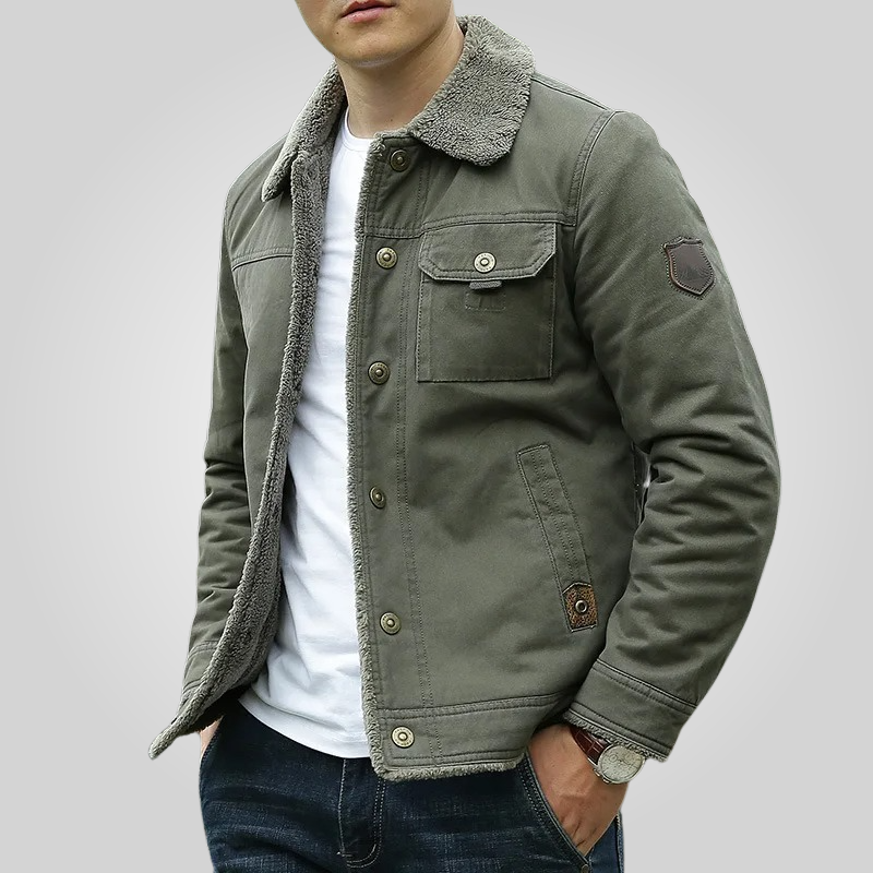 Moderne Freizeitjacke mit Kragen für Herren | Eugene