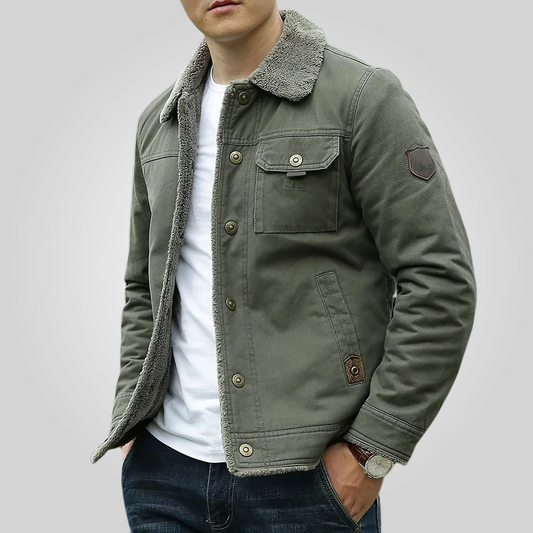 Moderne Freizeitjacke mit Kragen für Herren | Eugene
