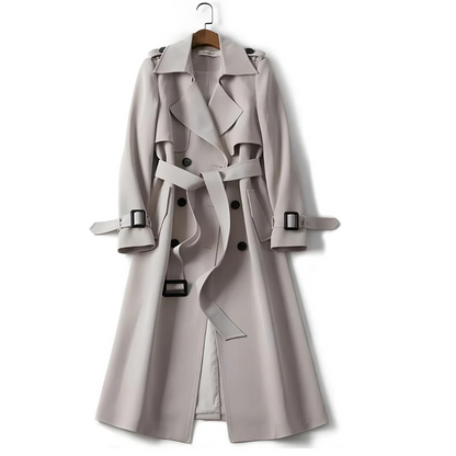 Eleganter Trenchcoat mit Gürtel für Damen | Evelina