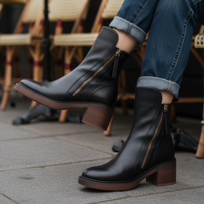 Bequeme Edle Stiefel mit Absatz für Damen | Atemporal -6