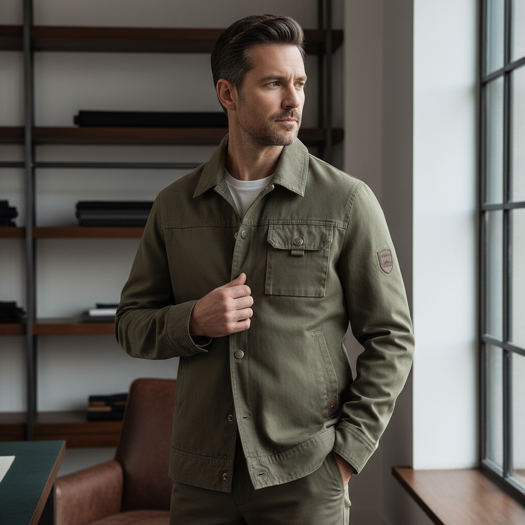Bequeme Hochwertige Feldjacke mit eleganter Linienführung für Herren | Caldwell -3
