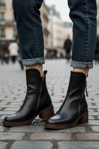 Bequeme Edle Stiefel mit Absatz für Damen | Atemporal -4
