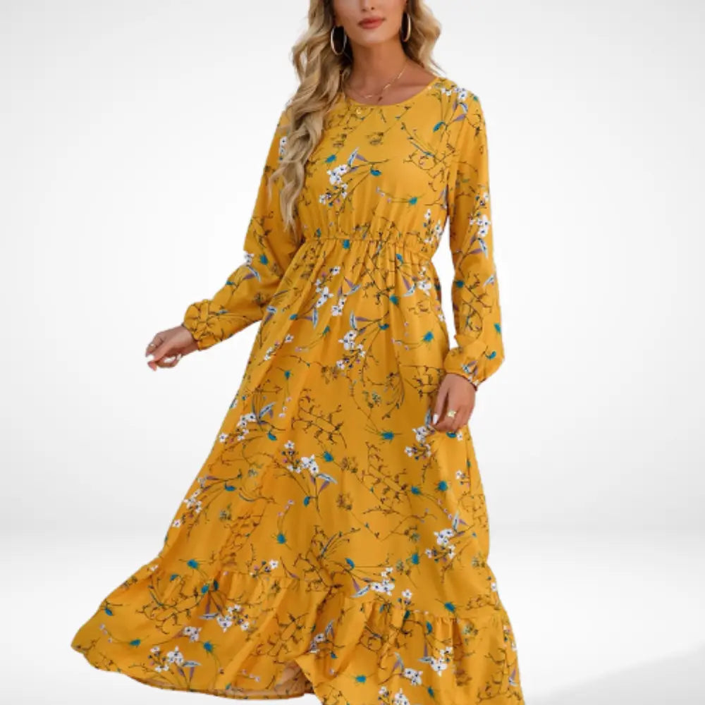 Bequemes Raffiniertes Sommerkleid mit Print für Damen | Irma -5