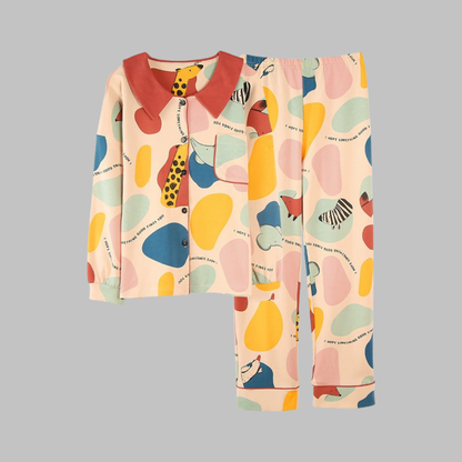 Gemütliches Loungewear-Set mit Langarmshirt und Hose für Damen | Cosima