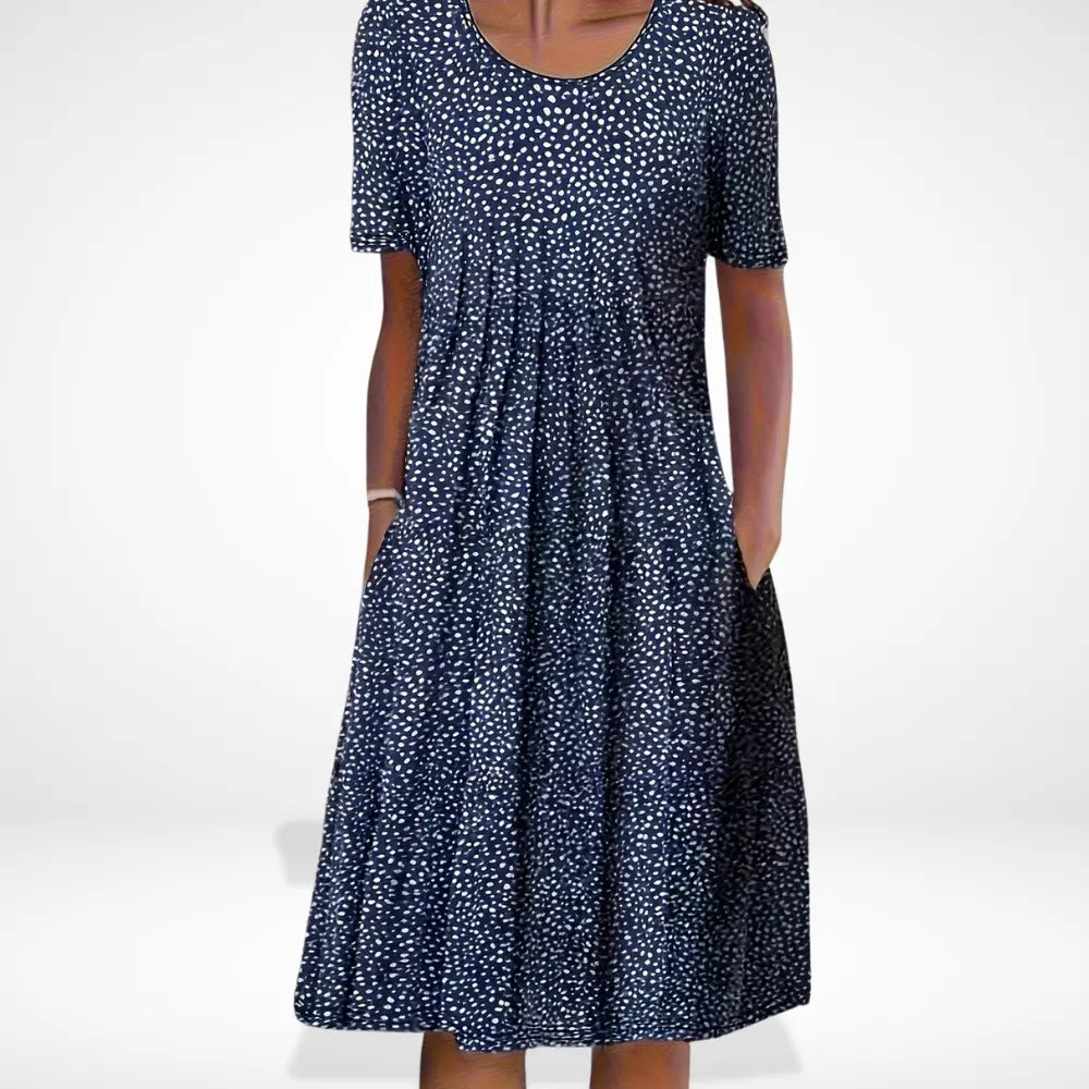Stilvolles Hochwertiges Sommerkleid mit Print für Damen | Fern -7