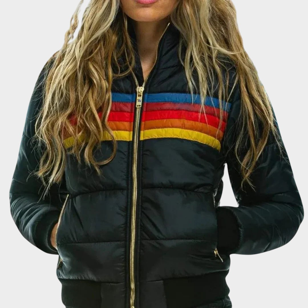 Stilvolle Hochwertige Wasserdichte Jacke mit wasserabweisendem Material für Damen | Seriva -2