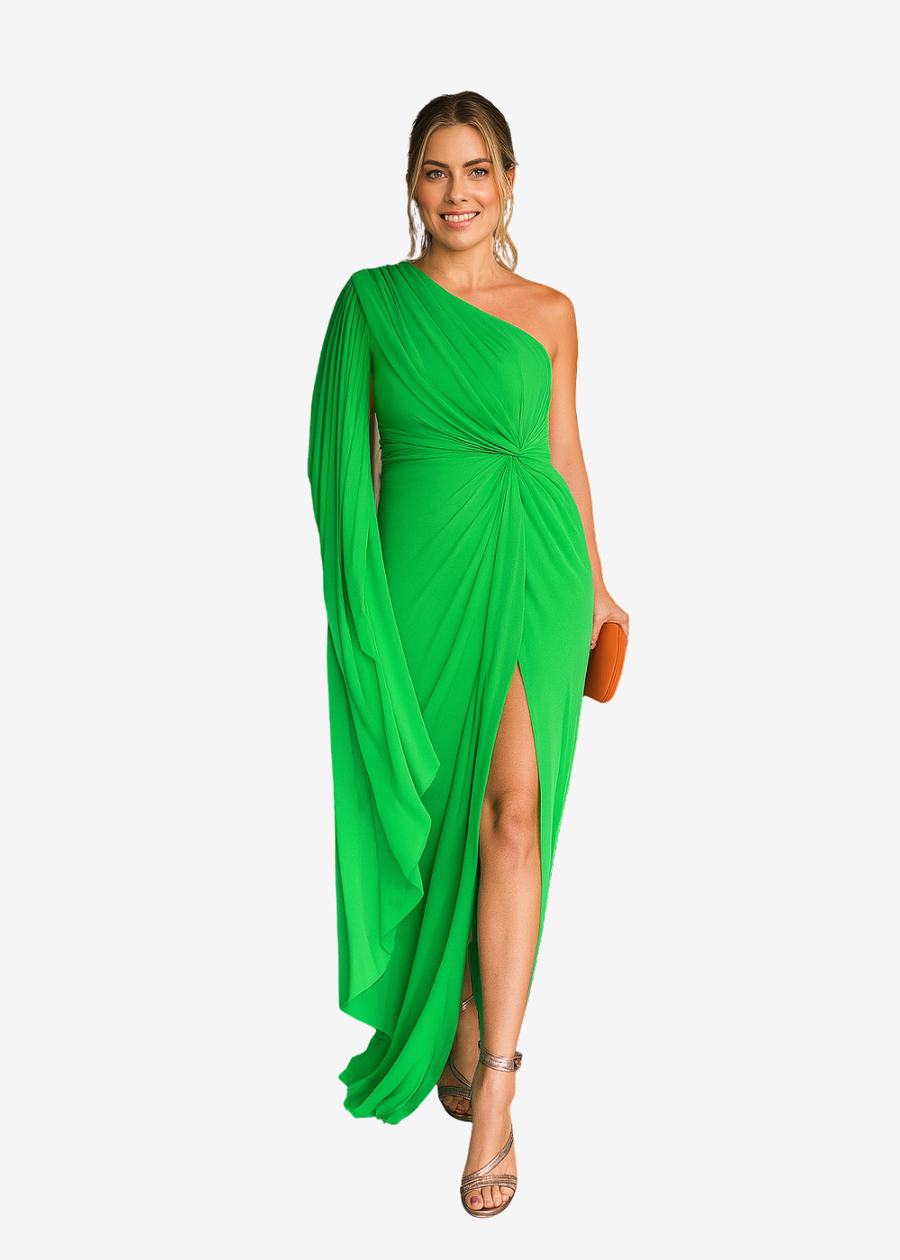 Bequemes Hochwertiges Kleid mit Schlitz für Damen | Hombros Descubiertos -3