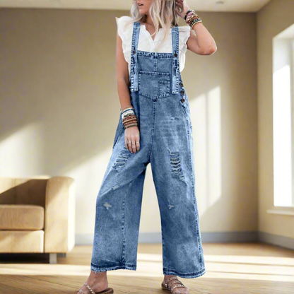 Vintage Waschbarer Jumpsuit Schnitt für Männer | Carmelita -5