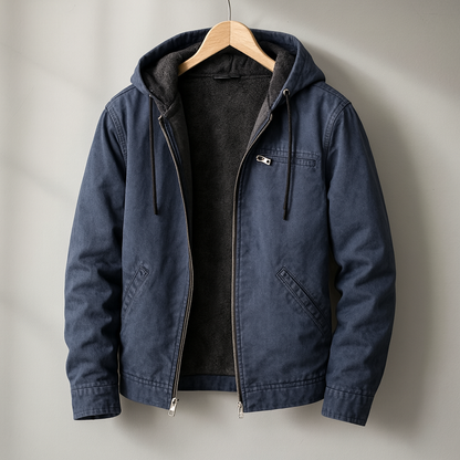 Men's Hooded Lined Casual Jacket | Corvian