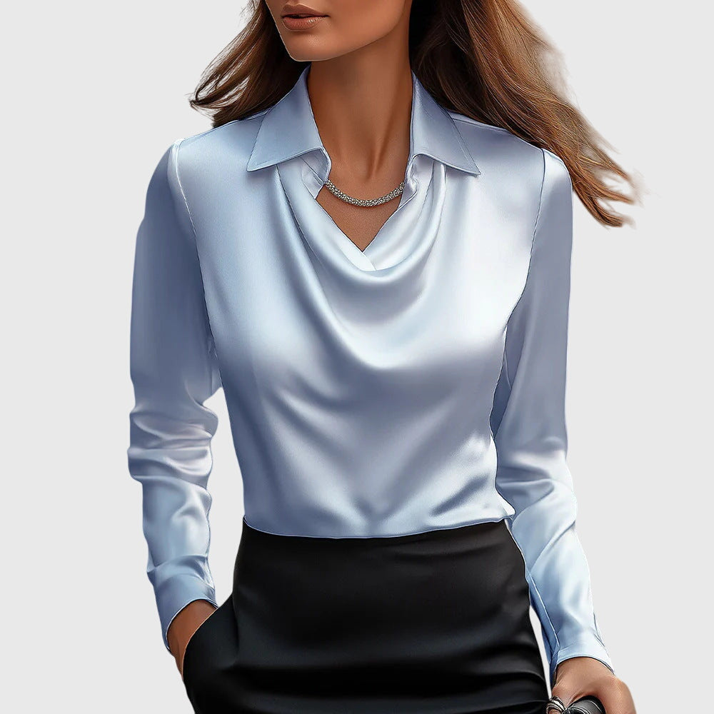 Elegante Bluse Ausschnitt für Frauen | Calyra -5