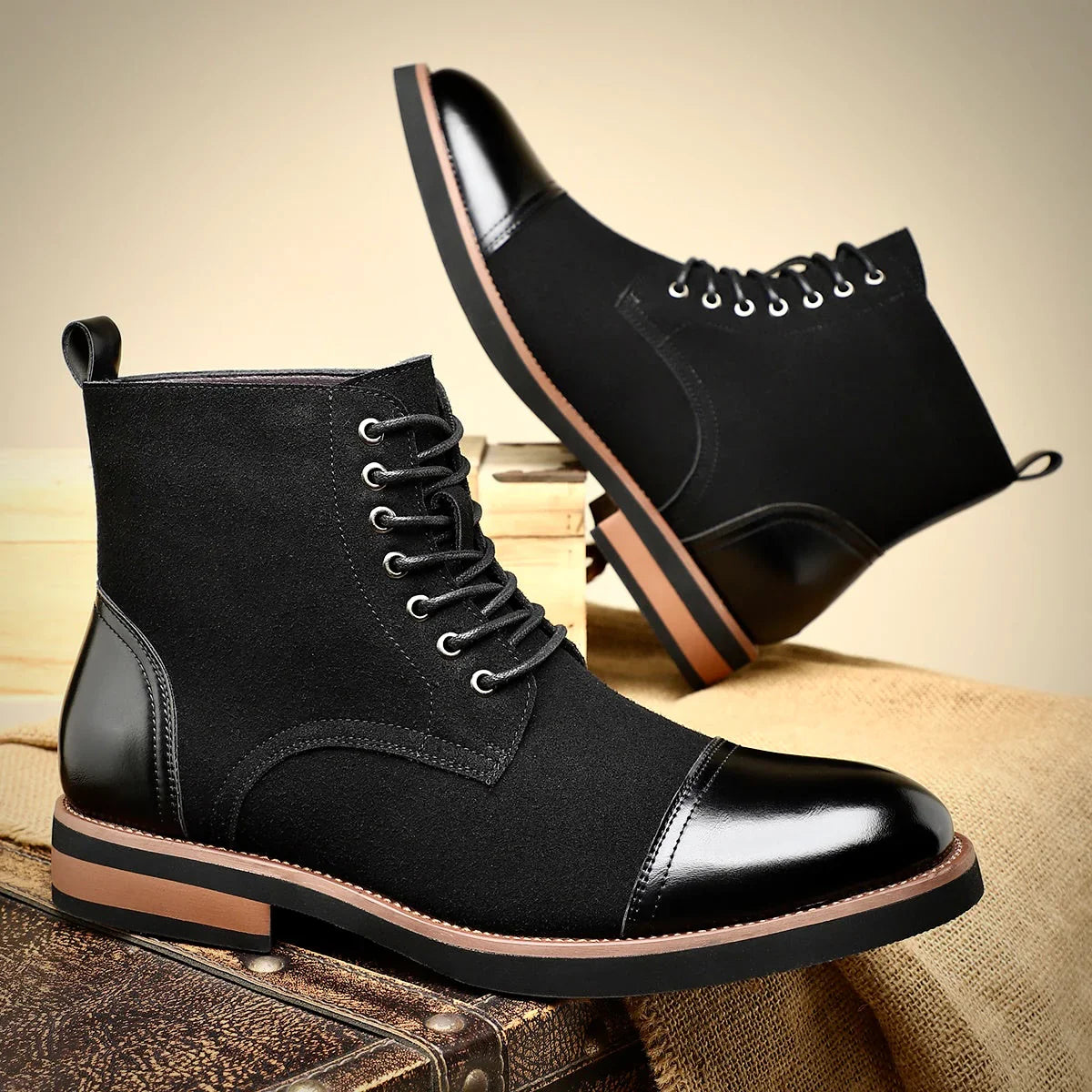 Elegante Oxford-Stiefel für Herren | Ashford